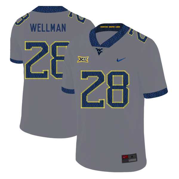 West Virginia Mountaineers 28 Elijah Wellman Gray College Football Jersey Dzhi,We sell and wholesale West Virginia Mountaineers 28 Elijah Wellman Gray College Football Jersey Dzhi on line form chian!